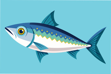 Large butter-fish on white background