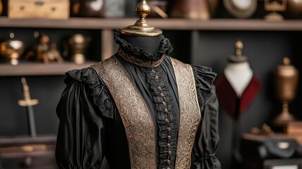 A display of intricate props essential for a theater acting scene, enhancing the story and helping actors stay in character