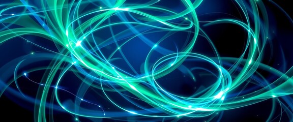 Naklejka premium Futuristic Abstract Light Dance for Smartphone Background