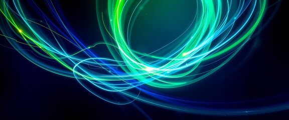 Electric Light Streams for Futuristic Mobile Wallpapers