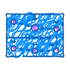 route optimization autonomous delivery doodle icon sketch vector. route optimization autonomous delivery sign. isolated symbol illustration