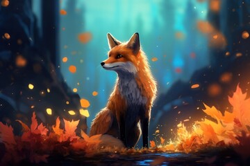 Fox animal mammal carnivora.