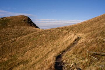 Golden Hour at Goprowska Pass Between Tarnica and Bukowe Berdo