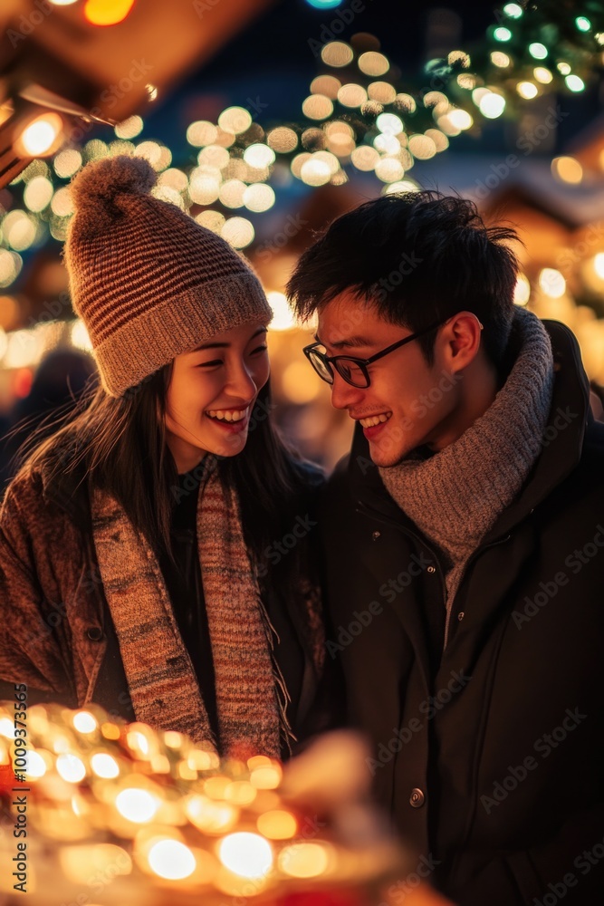 Poster a pair of people standing side by side in a relaxed pose