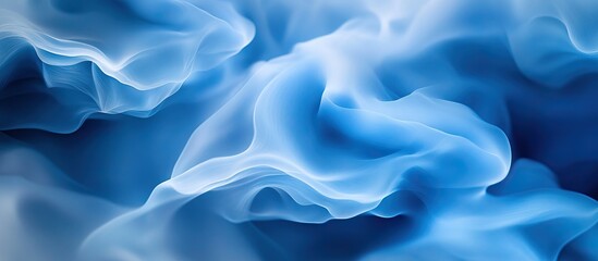 Obraz premium Abstract Blue Swirls