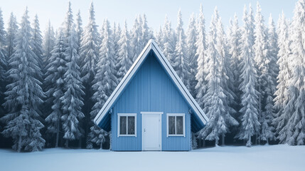 winter forest landscape