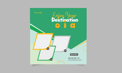 Travel Flyer, Travels Social Media