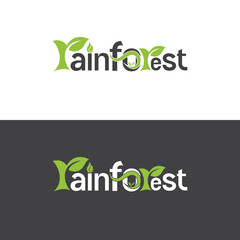 Fototapeta premium eco friendly logo design