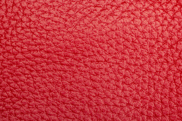 Red leather texture background