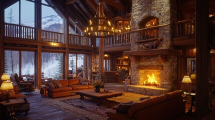 Cozy Log Cabin Getaway in the Mountains with Fireplace