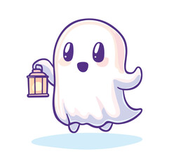 Cute halloween ghost illustration halloween ghost