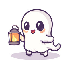 Cute halloween ghost illustration halloween ghost