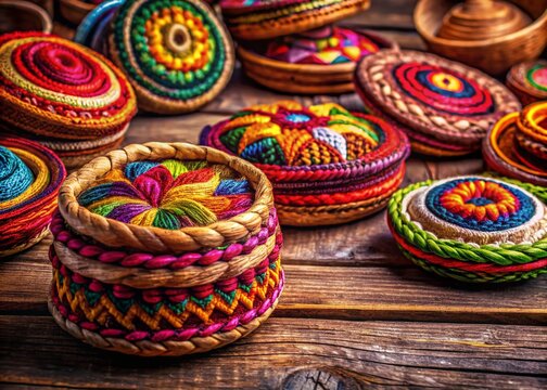 Natural handmade bidis on a rustic wooden surface, showcasing traditional craftsmanship and culture
