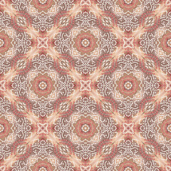 hand drawn block motif pattern seamless geometric allover design illustration for decor, wallpaper, textile use like screen printing and digital printing