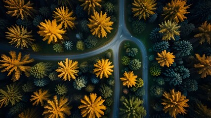 most beautiful drone view of landscapes and nature wallpaper Generative AI  