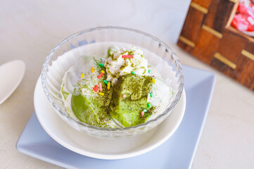 洋風抹茶プリン