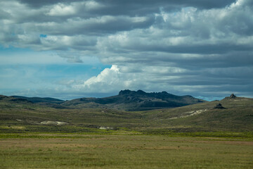 Patagonia landscape mountains, rio negro, argentina