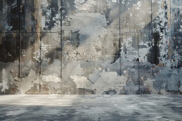 Empty wall stage backgrounds deterioration architecture.