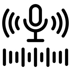 Voice Assistant Icon For Design Element