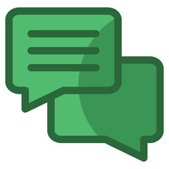 Chat Bubble Icon For Design Element