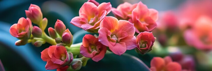 colorful kalanchoe flowers