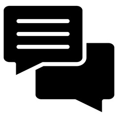 Fototapeta premium Chat Bubble Icon For Design Element