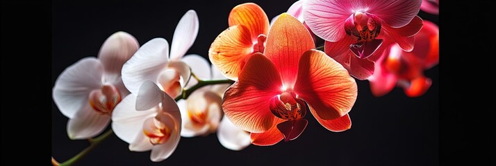 Obraz na płótnie Canvas moth orchids