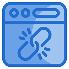 Web Link Icon For Design Element