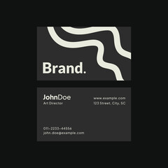 Modern and clean professional business card template