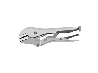 Obraz premium Hand tools on a white background.