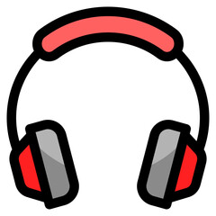 Headset Icon For Design Element