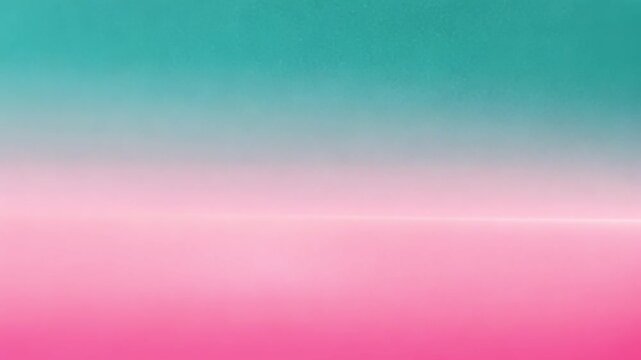Soft pastel gradient of pink and turquoise, gently blending into each other to create a calming atmosphere. The smooth transition of colors offers simplicity and serenity in an abstract minimalist sty