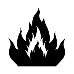 fire icon with Transparent Background Clipart