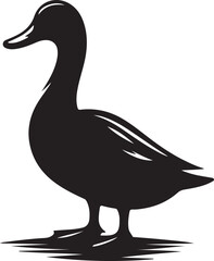 Duck Silhouette Art: Explore Elegant and Minimalist Illustrations