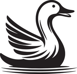 Duck Silhouette Art: Explore Elegant and Minimalist Illustrations