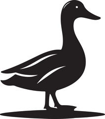 Modern Duck Silhouette Art: Beautiful Illustrations & Vectors