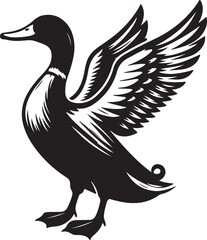 Modern Duck Silhouette Art: Beautiful Illustrations & Vectors