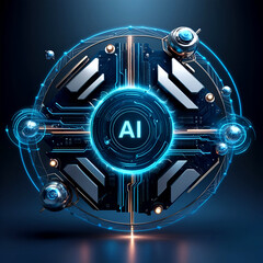 technology background with gears