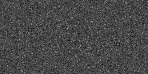 Abstract design with black paper background and terrazzo flooring texture. Terrazzo design with white polished sandstone wall texture. this design are uses for Quartz surface white.	