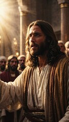 Obraz premium A portrait of Jesus Christ. Son of Man