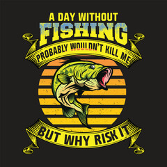 Don't bother me while I'm fishing unless you brought beer t-shirt design