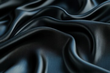 Fototapeta premium Abstract Black Textured Fabric Background