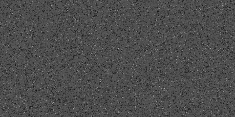 Abstract design with black paper background and terrazzo flooring texture. Terrazzo design with white polished sandstone wall texture. this design are uses for Quartz surface white.	
