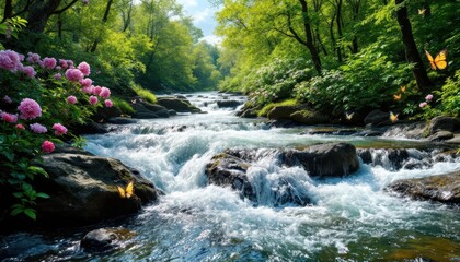 waterfall in the forest