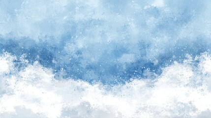 Fototapeta premium Abstract Blue and White Watercolor Background Texture