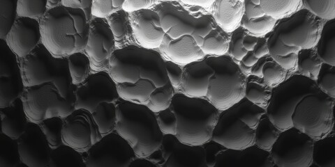 Obraz premium Abstract close-up of honeycomb-like structures, showcasing intricate textures and patterns, ideal for scientific, technology, or design-related projects.