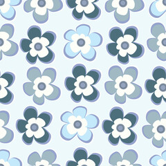 Watercolor seamless pattern with flowers. Vintage floral pattern. Flower seamless pattern. Botanical art. Floral botanical collection. Wedding floral set. Watercolor botanical design.