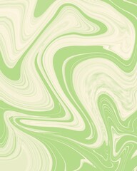 Green and broken white marble effect texture liquid background wallpaper