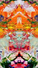 Abstract background wallpaper. Ethnic pattern. Mixtures of oil paint. Trendy hand painting canvas. Wall decor and Wall art prints Idea. 3D Texture. Art object