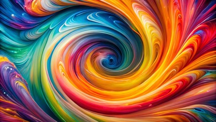 Vibrant Colorful Abstract Background with Swirling Patterns and Textures for Creative Projects